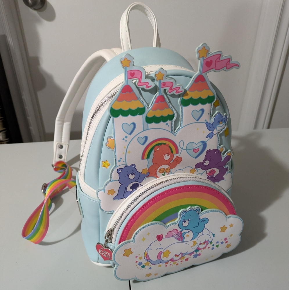 Carebears 40th Anniversary Loungefly Backpack